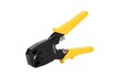 Ethernet Crimper 4/6/8P RJ45/RJ14/RJ12/RJ9 Deli Tools EDL2468 (yellow) цена и информация | Instrumentu kastes | 220.lv