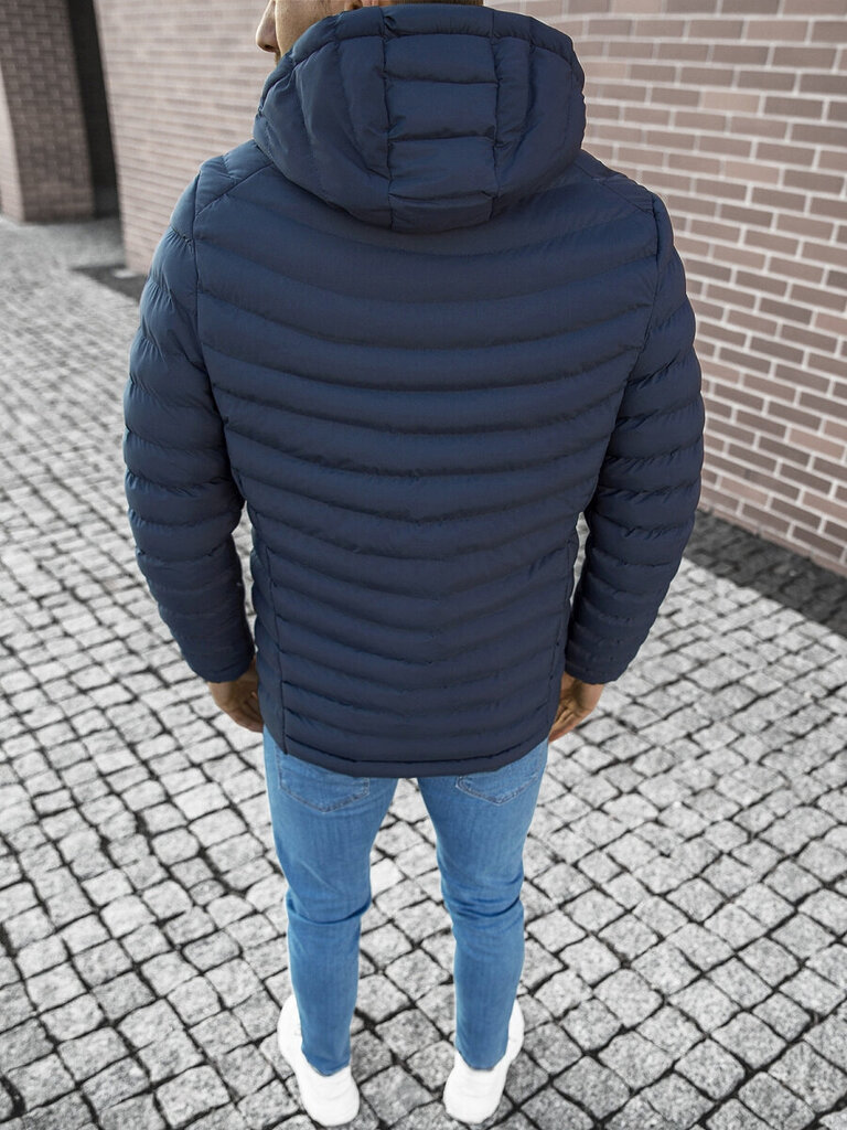 Vīriešu jaka "Caera" JS/M13057-46371, tumši zila цена и информация | Vīriešu virsjakas | 220.lv