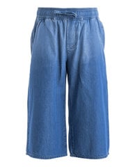Голубые джинсы-кюлоты для девочек «Gulliver» цена и информация | Штаны для девочек | 220.lv