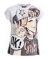 T-krekls ar plisētu volānu meitenēm Gulliver, balts, 104*56*51 cm cena un informācija | Krekli, bodiji, blūzes meitenēm | 220.lv
