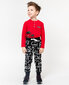 Futera auduma bikses ar ornamentu zēniem Gulliver, melnas cena un informācija | Bikses zēniem | 220.lv