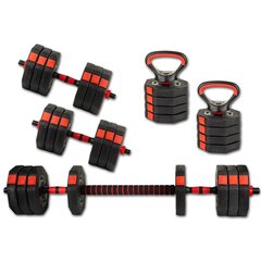 Maināms svaru komplekts Eb Fit 4 in 1, 20 kg цена и информация | Гантели, гири, штанги | 220.lv