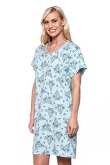 Хлопковая ночная рубашка для беременных и кормящих Севги 3134-43, синий цена и информация | Женские пижамы, ночнушки | 220.lv