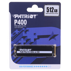 Patriot P400P512GM28H цена и информация | Внутренние жёсткие диски (HDD, SSD, Hybrid) | 220.lv