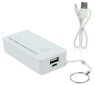 Blun ST-508/WH Power Bank 5600mAh Universāla Ārējas uzlādes batereja USB 5V 1A Port + Siksniņa Balta cena un informācija | Lādētāji-akumulatori (Power bank) | 220.lv