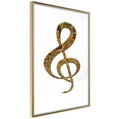 Plakāts - Golden Treble Clef cena un informācija | Gleznas | 220.lv