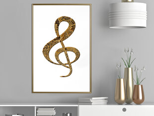 Plakāts - Golden Treble Clef cena un informācija | Gleznas | 220.lv