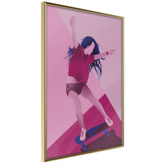 Plakāts - Girl on a Skateboard cena un informācija | Gleznas | 220.lv