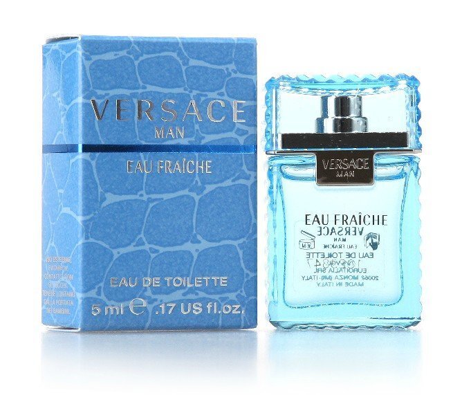 Tualetes ūdens Versace Man Eau Fraiche EDT vīriešiem 5 ml cena un informācija | Vīriešu smaržas | 220.lv