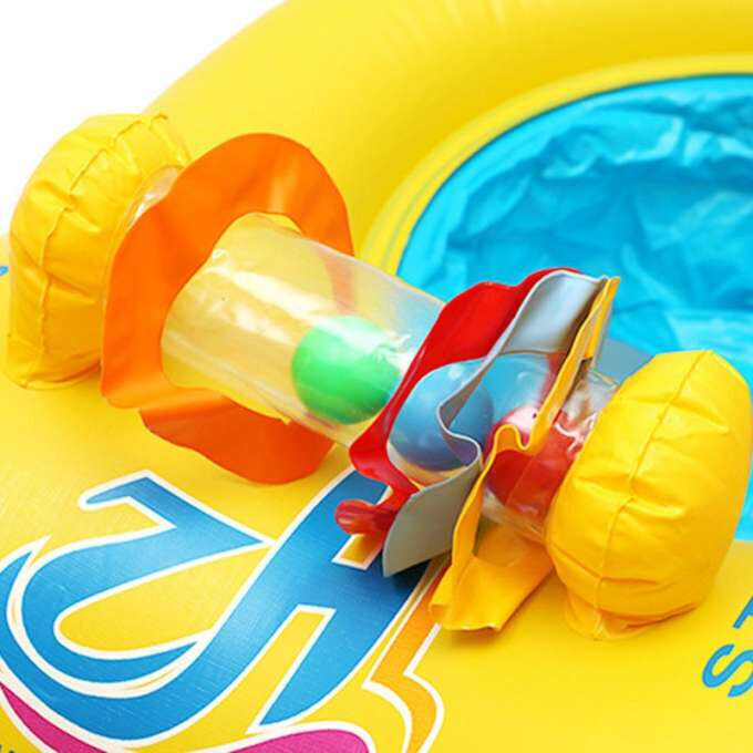 Piepūšamais peldritenis mazuļiem un māmiņām cena un informācija | Piepūšamās rotaļlietas un pludmales preces | 220.lv