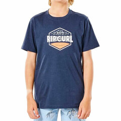 Детская футболка с коротким рукавом Rip Curl Filler Tee B, синяя, S6438244 цена и информация | Рубашки для мальчиков | 220.lv