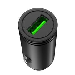 Автомобильная зарядка XO CC39 с USB разъемом Quick Charge 3.0 18W черная цена и информация | Зарядные устройства для телефонов | 220.lv