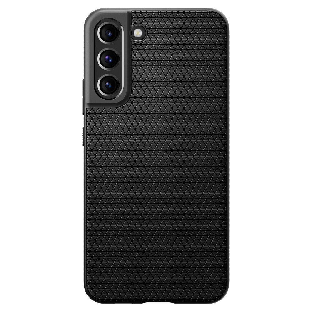 Spigen Liquid Air, piemērots Galaxy S22, melns cena un informācija | Telefonu vāciņi, maciņi | 220.lv