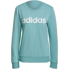 Джемпер Adidas W Lin Ft Sweat Blue цена и информация | Спортивная одежда для женщин | 220.lv