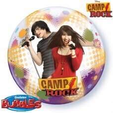 Folija balons 22 QL Bubble singls Camp Rock Stars cena un informācija | Baloni | 220.lv