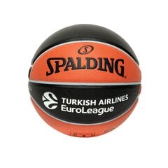 Мяч баскетбольный Spalding TF-1000 Euroleague, размер 7 цена и информация | Баскетбольные мячи | 220.lv