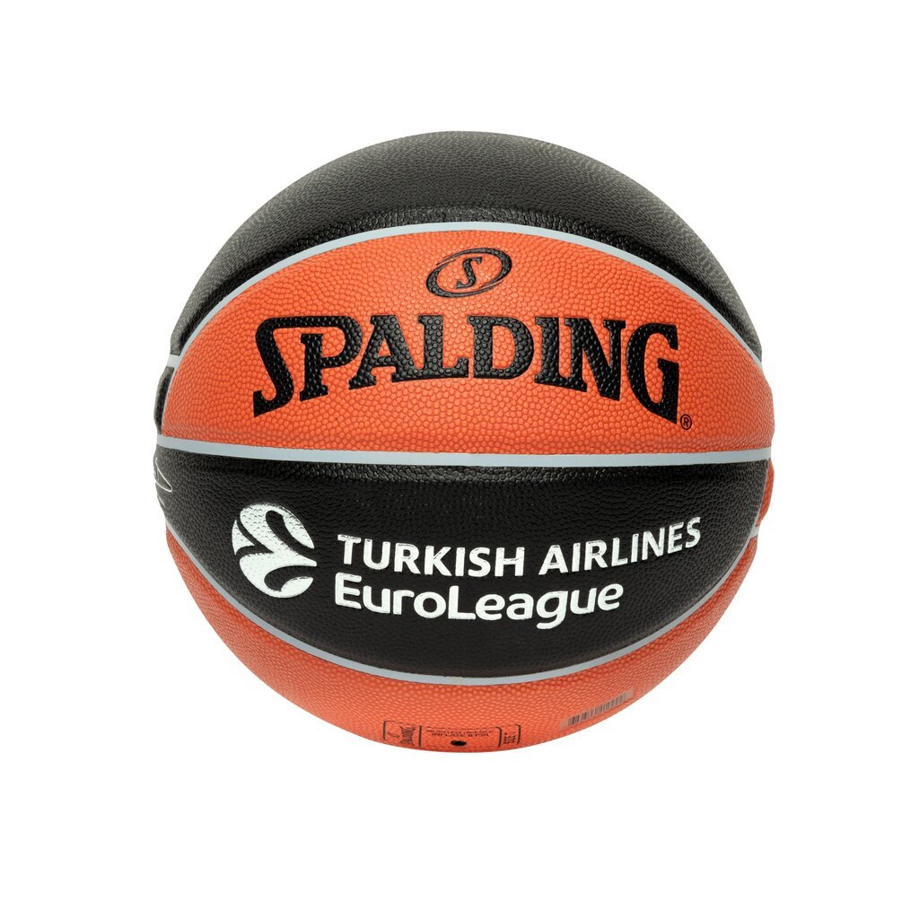 Basketbola bumba Spalding TF-500 Euroleague, 7.izmērs cena un informācija | Basketbola bumbas | 220.lv