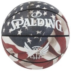 Баскетбольный мяч Spalding Stars Stripes, размер 5 цена и информация | Баскетбольные мячи | 220.lv