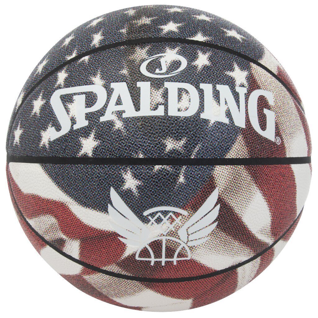 Basketbola bumba Spalding Stars Stripes, 5.izmērs cena un informācija | Basketbola bumbas | 220.lv