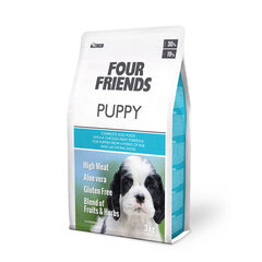 FourFriends Puppy безглютеновый сухой корм для щенков с курицей, 3 кг цена и информация | Сухой корм для собак | 220.lv