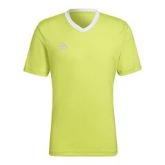Спортивная футболка мужская Adidas Entrada 22 M HC5077, желтая цена и информация | Мужская спортивная одежда | 220.lv