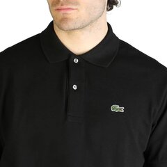 Мужская футболка Polo - Lacoste - L1212, черная цена и информация | Мужские футболки | 220.lv