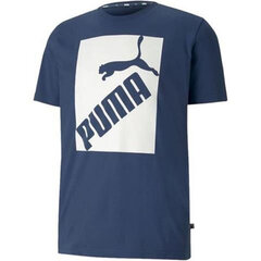 T-krekls vīriešiem Puma Big Logo Tee 581386 43, zils cena un informācija | Vīriešu T-krekli | 220.lv