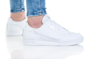 Кроссовки женские Adidas Continental 80 Jr FU6669, белые цена и информация | Спортивная обувь для женщин | 220.lv