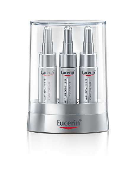 Serums - koncentrāts, EUCERIN Hyaluron-Filler, 6x5 ml cena un informācija | Serumi sejai, eļļas | 220.lv