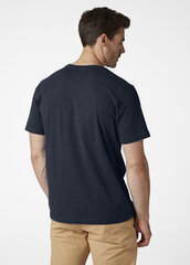 Helly Hansen мужская футболка Logo, синяя цена и информация | Мужские футболки | 220.lv