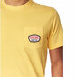 Vīriešu T-krekls ar īsām piedurknēm Rip Curl Badge M, dzeltens S6439091 cena un informācija | Sporta apģērbs vīriešiem | 220.lv