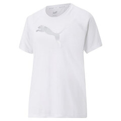 Sieviešu T-krekls ar īsām piedurknēm Puma Evostripe, balts S6438432 cena un informācija | Sporta apģērbs sievietēm | 220.lv