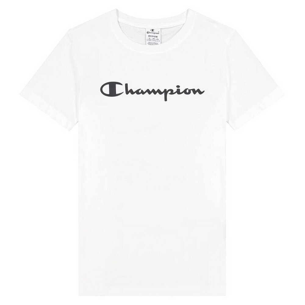 Sieviešu T-krekls ar īsām piedurknēm Champion Big Script Logo, balts S6438327 cena un informācija | Sporta apģērbs sievietēm | 220.lv