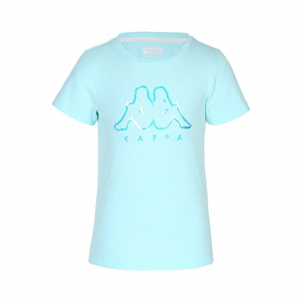 Bērnu T-krekls ar īsām piedurknēm Kappa Quissy Blue Aquamarine, zils S6439297 цена и информация | Zēnu krekli | 220.lv