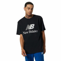 Мужская футболка с коротким рукавом New Balance Essentials Celebrate Black, чёрная S6439241 цена и информация | Мужская спортивная одежда | 220.lv