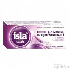 Таблетки для рассасывания ISLA CASSIS, 30 шт. цена и информация | Витамины, пищевые добавки, препараты для иммунитета | 220.lv