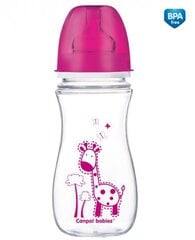 Pudelīte ar platu kaklu, CANPOL EASYStart Animals, 300 ml (35/204) цена и информация | Бутылочки и аксессуары | 220.lv