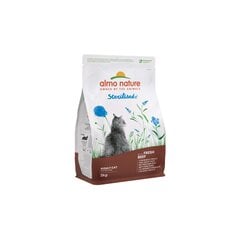 Almo Nature Holistic Functional Sterilised для кастрированных кошек, с говядиной, 2 кг цена и информация | Сухой корм для кошек | 220.lv