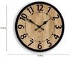Sienas ozolkoka pulkstenis ModernClock 33cm цена и информация | Pulksteņi | 220.lv