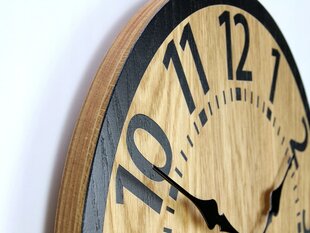 Sienas ozolkoka pulkstenis ModernClock 33cm cena un informācija | Pulksteņi | 220.lv