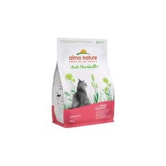 Almo Nature Holistic Functional Anti-Hairball (spalvas izvadīšanai) kaķiem, ar laša gaļu, 2kg. cena un informācija | Almo Nature Zoo preces | 220.lv