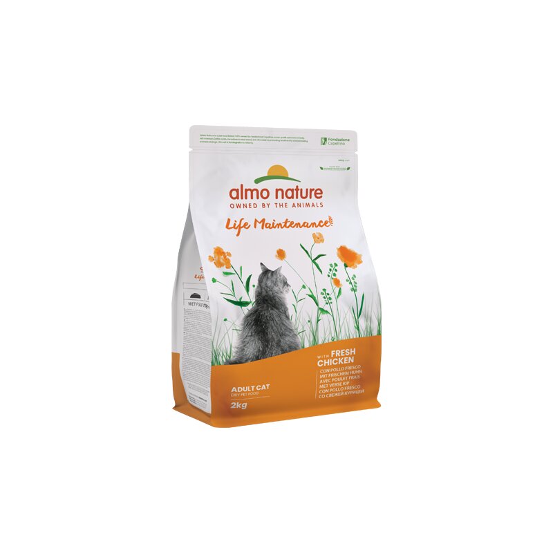 Almo Nature Holistic Maintenance pieaugušiem kaķiem, ar vistas gaļu, 2kg. cena un informācija | Sausā barība kaķiem | 220.lv