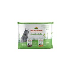 Almo Nature Holistic Functional Anti-Hairball Multipack для контролья вывода шерсти, с говядиной и курицей, 6x70 г цена и информация | Консервы для котов | 220.lv