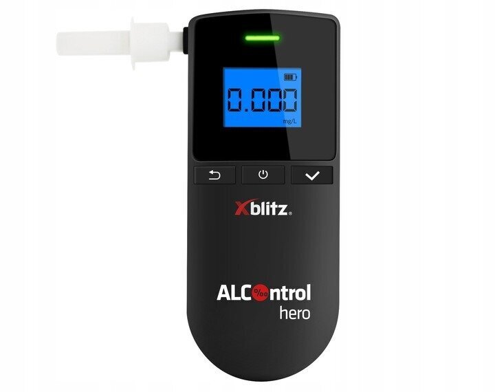 Xblitz HERO elektroķīmiskais alkometrs цена и информация | Alkometri | 220.lv