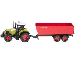 Traktora modelis ar piekabi (LED un skaņas efekti) cena un informācija | Rotaļlietas zēniem | 220.lv
