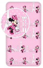 Palags ar gumiju Minnie Mouse, 90x200cm cena un informācija | Palagi | 220.lv