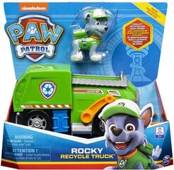 Paw Patrol Rocky Recycle Truck - мусоровоз Rocky цена и информация | Конструктор автомобилей игрушки для мальчиков | 220.lv