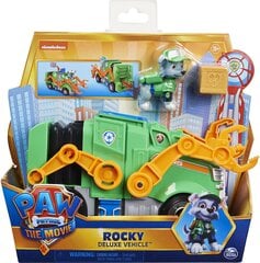 Paw Patrol The Movie - Rocky Deluxe Vehicle - мусоровоз Rocky deluxe цена и информация | Игрушки для мальчиков | 220.lv