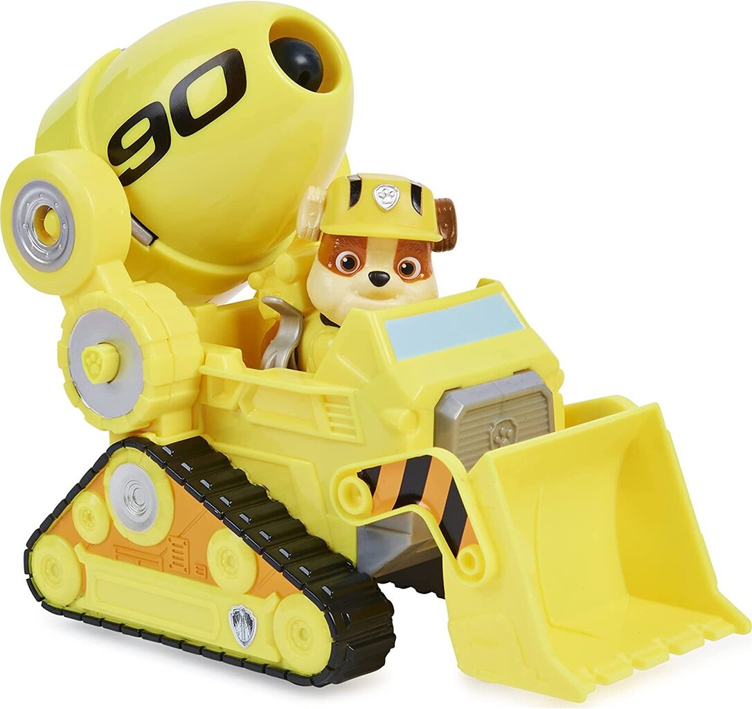 Paw Patrol The Movie - Rubble Deluxe Vehicle - Buldozers Rubble цена и информация | Rotaļlietas zēniem | 220.lv