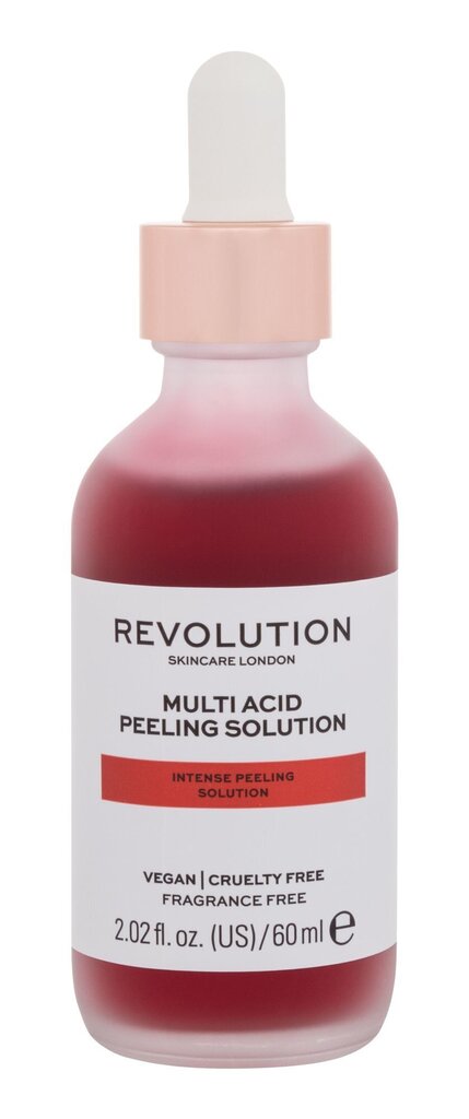 Skābes sejas pīlings Revolution Skincare Multi Acid Intense Peeling Solution, 60 ml cena un informācija | Sejas ādas kopšana | 220.lv